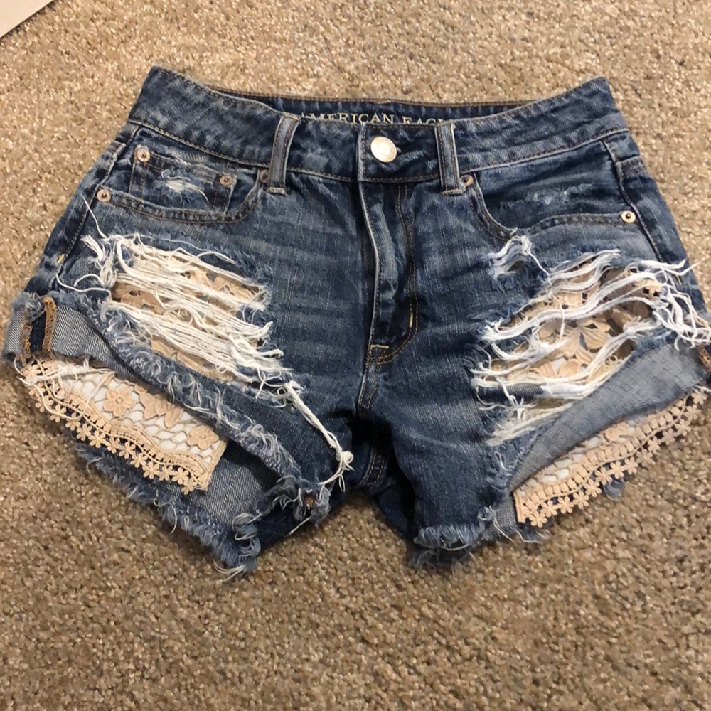 Jean shorts with cute pockets